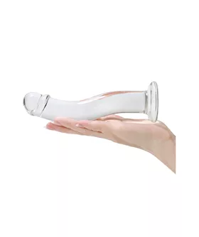 Lucent Curved Glass Dildo
