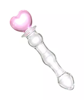 Lucent Heartfelt Glass Massager