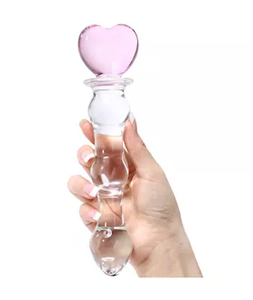 Lucent Heartfelt Glass Massager