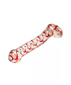 Lucent Inner Spiral Glass Dildo