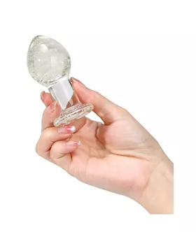 Lucent Glow In The Dark Globe Glass Butt Plug