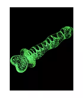 Lucent Glow In The Dark Heartfelt Glass Massager
