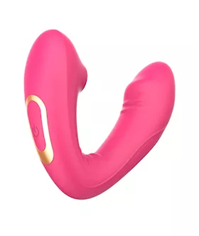 Dual Stimulation Phallic Suction Vibrator