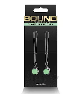Bound Nipple Clamps G1 Glow in the Dark