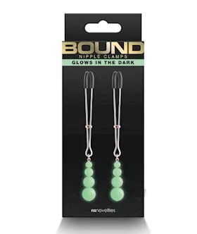 Bound Nipple Clamps G2 Glow in the Dark