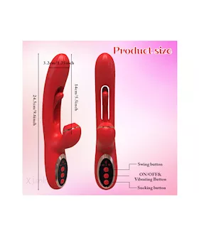 Suction Rabbit Vibrator With Internal Arm