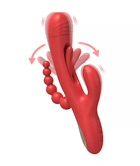 Double Penetration Rabbit Vibrator with Internal Arm