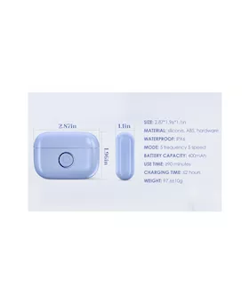 Bluebell Pocket Suction Vibrator