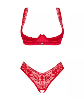 Obsessive Lacelove Cupless Bikini Set