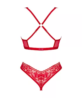 Obsessive Lacelove Cupless Bikini Set