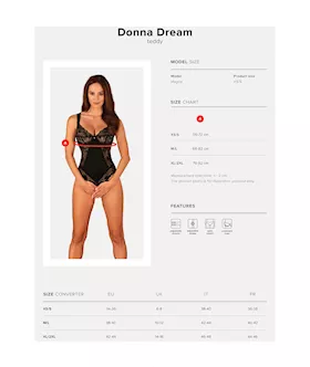 Obsessive Donna Dream Crotchless Teddy
