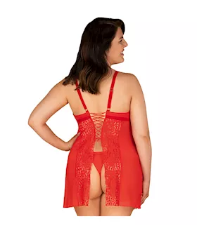 Obsessive Blossmina Chemise & Thong