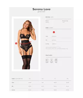 Obsessive Serena Love Garter Belt