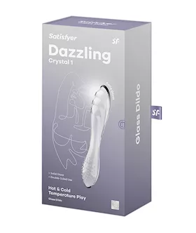 Satisfyer Dazzling Crystal 1 Glass Dildo