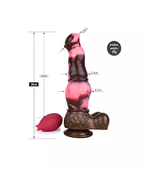 Wild Veteran Centaur Warrior Squirting Fantasy Dildo With Balls