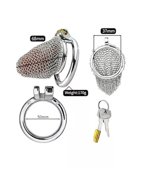 Sir Bedivere Chainmail Chastity Cage