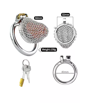 Sir Galahad Chainmail Chastity Cage
