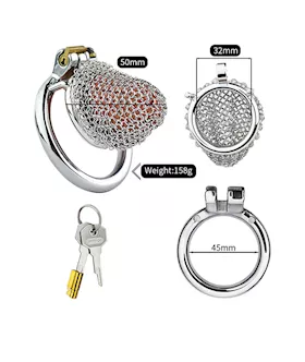 Sir Galahad Chainmail Chastity Cage