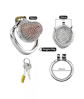 Sir Percival Chainmail Chastity Cage