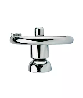 Teardrop Hex Locked Inverted Chastity Cage With Dildo Attachment