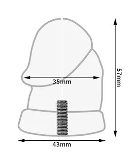 Minimal Hex Locked Inverted Chastity Cage With Dildo Attachment