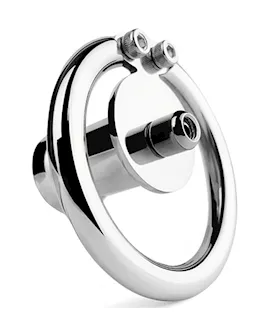 Full Circle Hex Locked Steel Inverted Chastity Cage