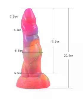 Wild Insatiable Satyr Glow In The Dark Fantasy Dildo