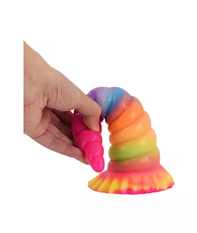 Wild Prancing Unicorn Horn Glow In The Dark Fantasy Dildo