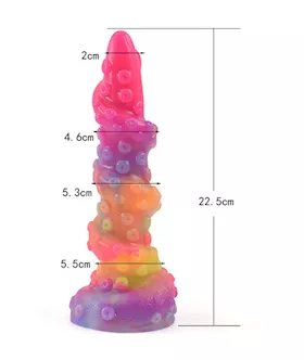 Wild Outstretched Tentacle Glow In The Dark Fantasy Dildo
