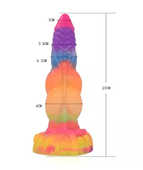 Wild Morphic Knot Glow In The Dark Alien Dildo