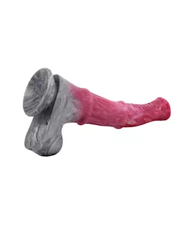 Wild Brawny Mustang Fantasy Dildo With Balls