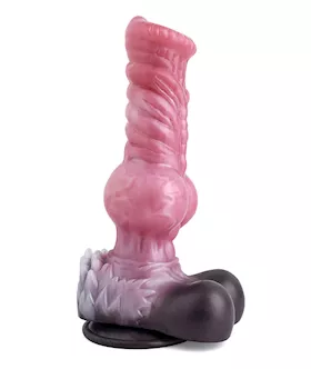 Wild Alpha Wolf Knotted Monster Dildo with Balls