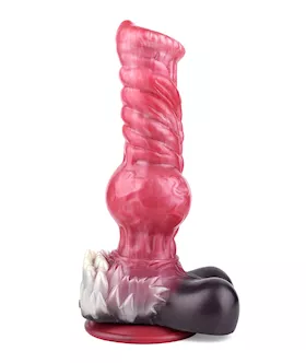 Wild Alpha Wolf Knotted Monster Dildo with Balls