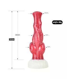 Wild Diablo Demon Knotted Fantasy Dildo