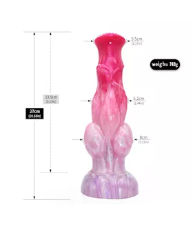 Wild Diablo Demon Knotted Fantasy Dildo