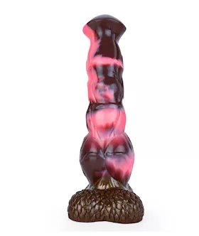 Wild Knotted Stallion Fantasy Dildo With Balls