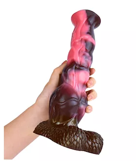 Wild Knotted Stallion Fantasy Dildo With Balls