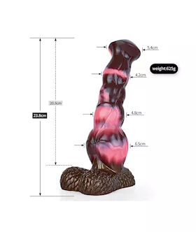 Wild Knotted Stallion Fantasy Dildo With Balls