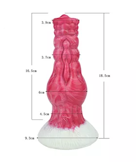 Wild Vicious Canine Knotted Fantasy Dildo