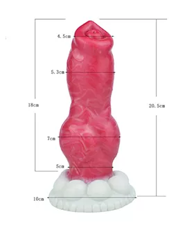 Wild Playful Pup Knotted Fantasy Dildo