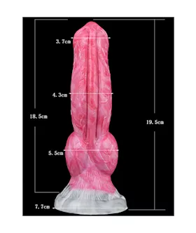 Wild Territorial Hellhound Knotted Fantasy Dildo