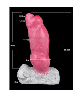 Wild Ravenous Hound Knotted Fantasy Dildo