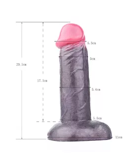 Nood Colours Realistic Flat Dildo