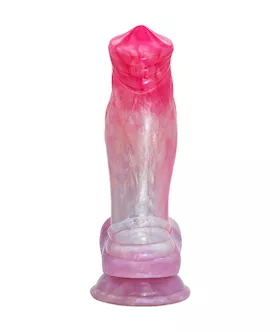 Wild Provoked Dragon Fantasy Dildo With Balls