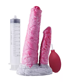 Wild Awakened Mummy Squirting Fantasy Double Dildo