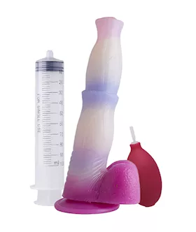 Wild Amorous War Horse Squirting Fantasy Dildo with Balls