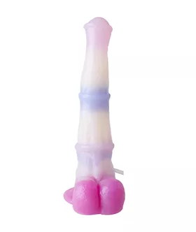 Wild Mischievous Mustang Squirting Fantasy Dildo With Balls
