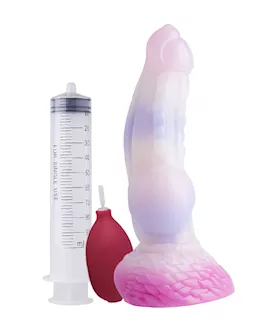 Wild Jurassic Spinosaurus Knotted Squirting Fantasy Dildo