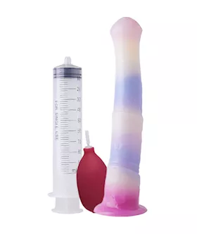 Wild Unstoppable Stallion Squirting Fantasy Dildo