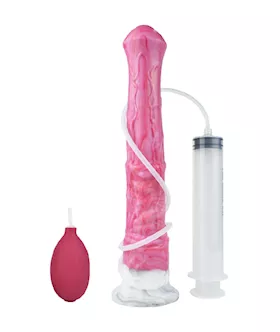 Wild Unstoppable Stallion Squirting Fantasy Dildo